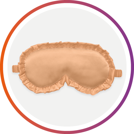 Ruffle slaapmaskers