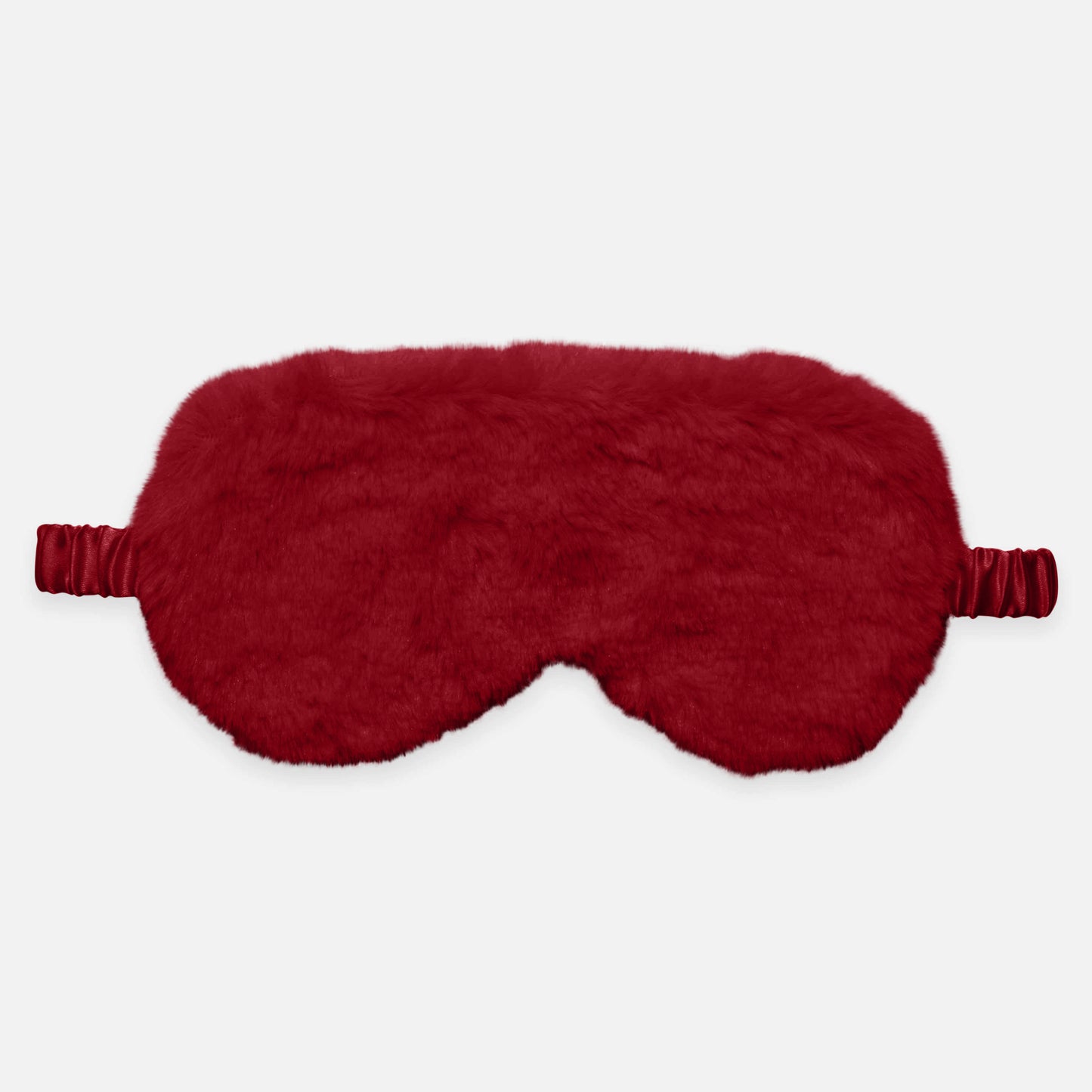 Slaapmasker Fluffy | Wijnrood