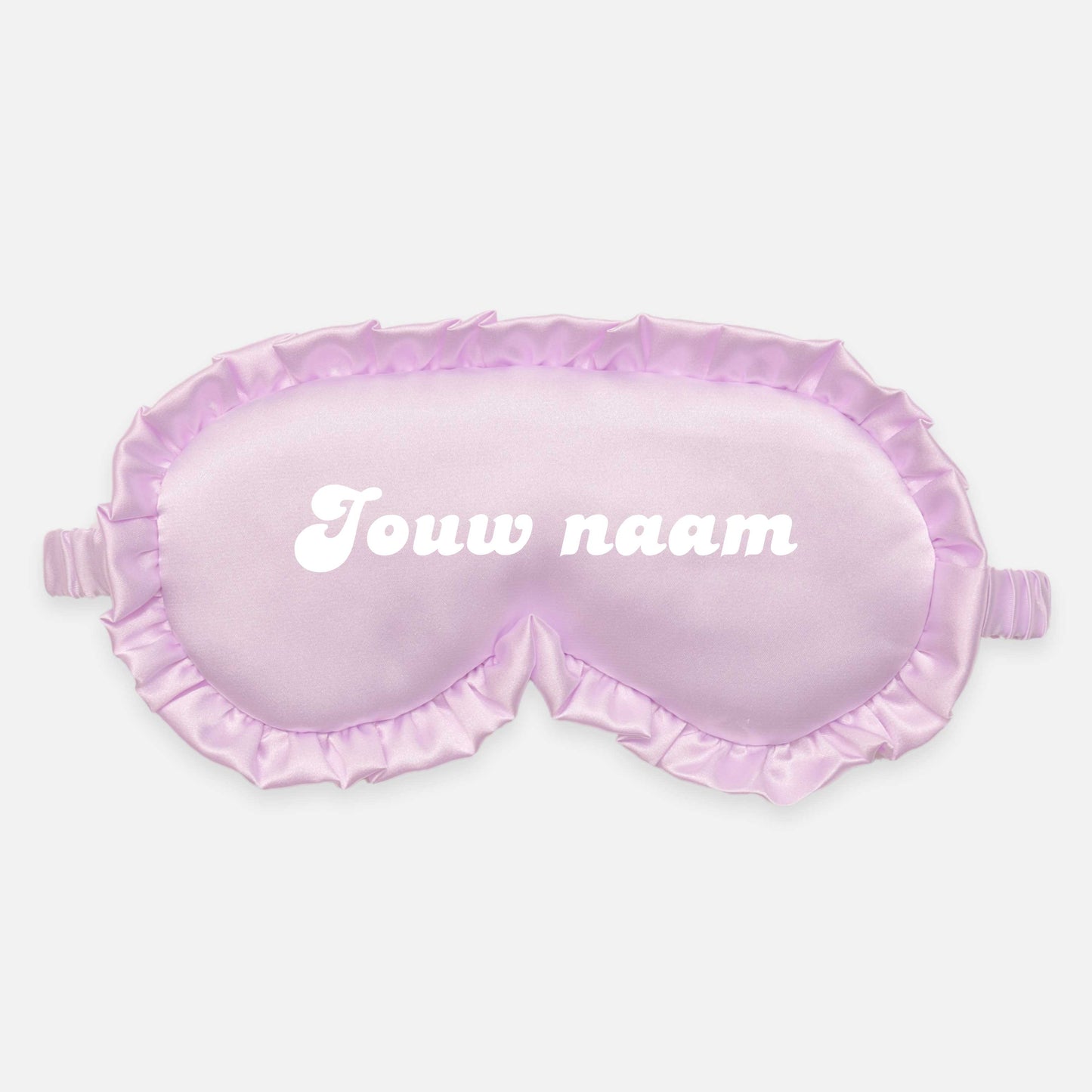 Slaapmasker Ruffle Gepersonaliseerd | Lila
