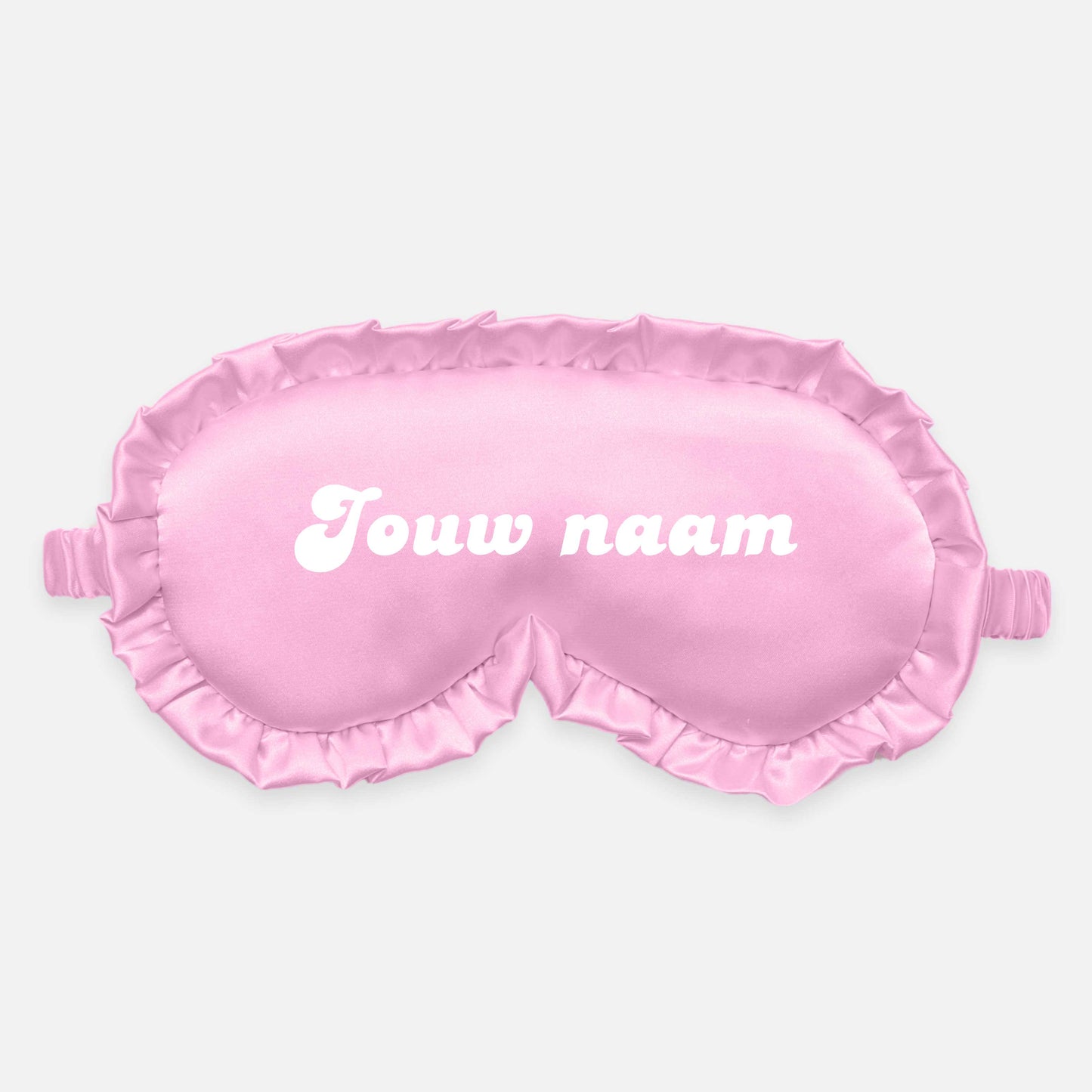 Slaapmasker Ruffle Gepersonaliseerd | Roze