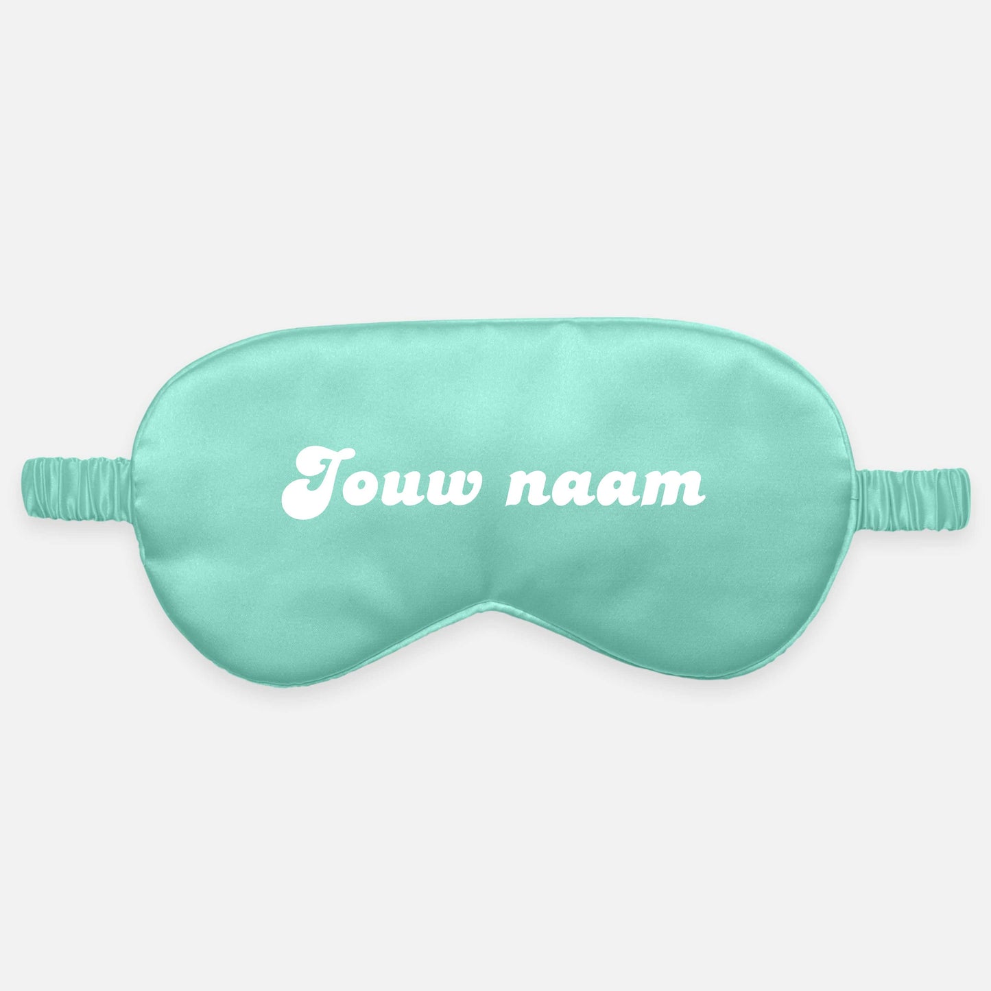 Slaapmasker Satin Gepersonaliseerd | Aqua