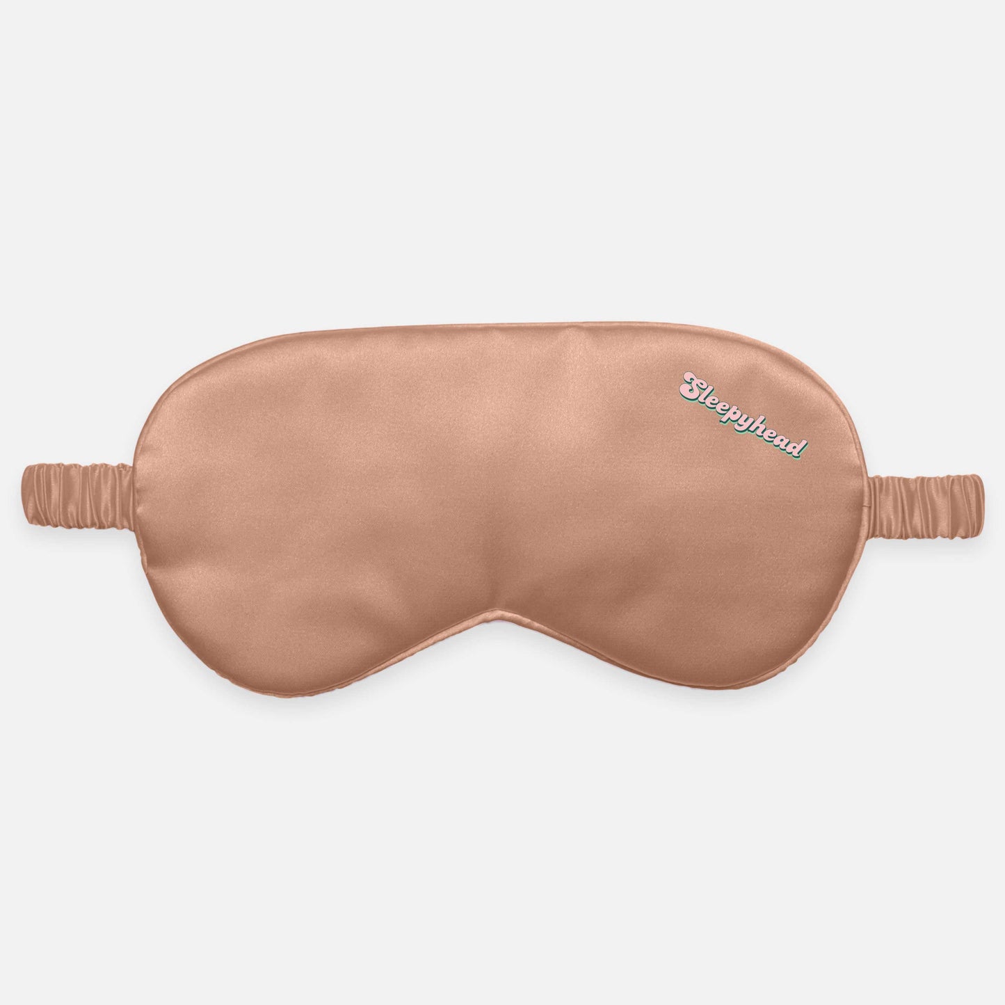 Slaapmasker Satin Logo | Champagne