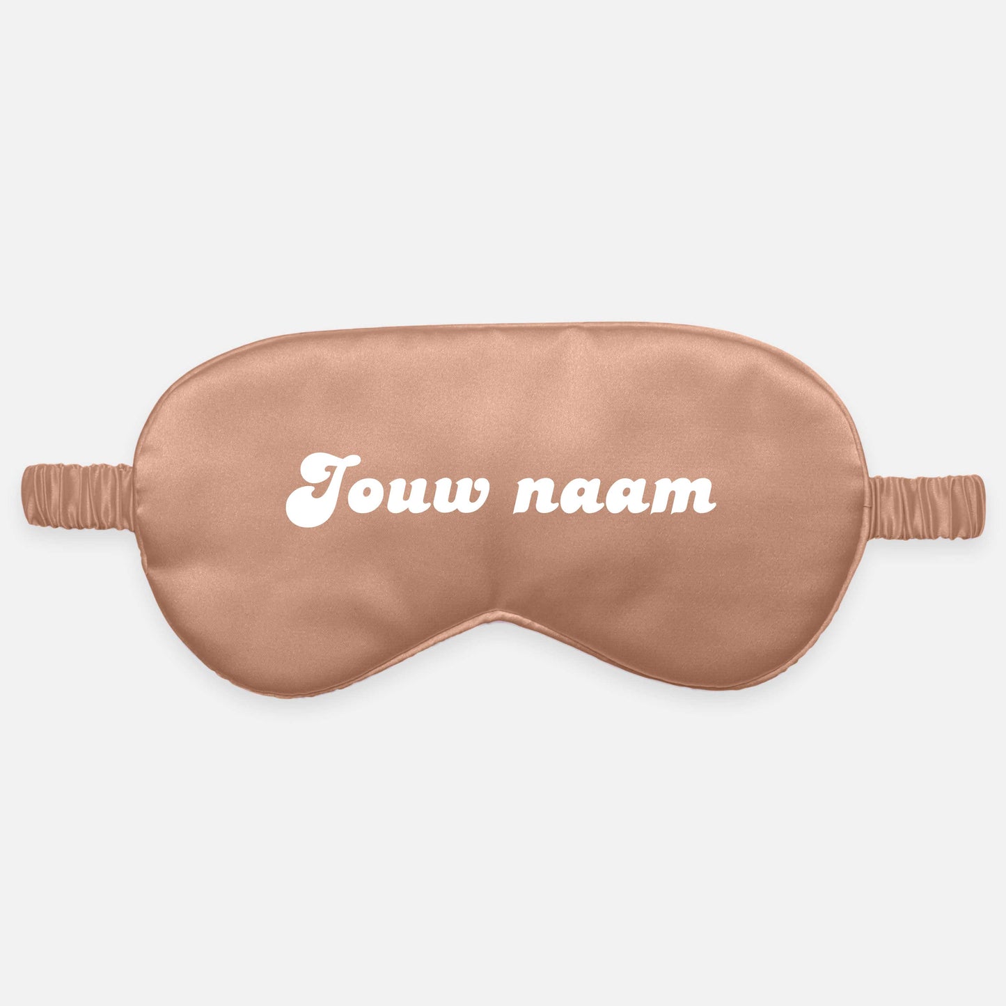 Slaapmasker Satin Gepersonaliseerd | Champagne
