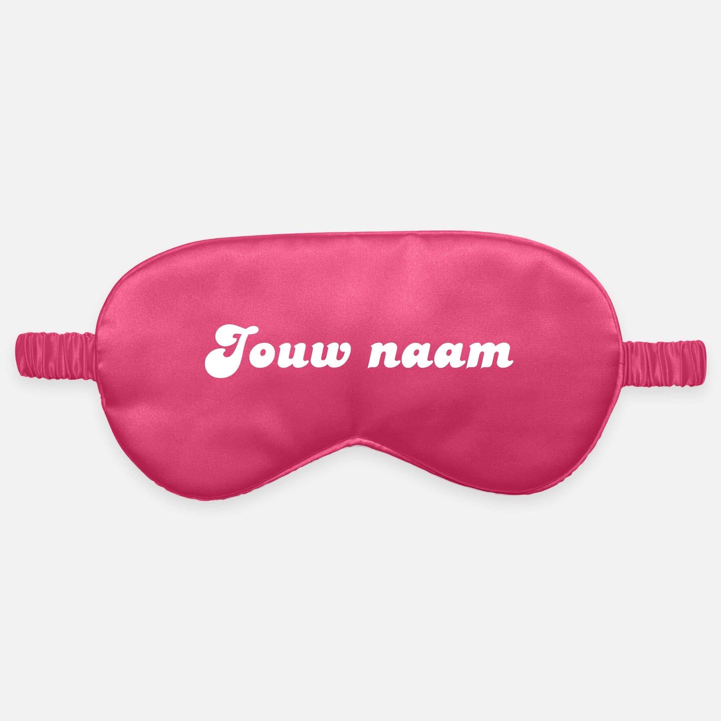Slaapmasker Satin Gepersonaliseerd | Fuchsia