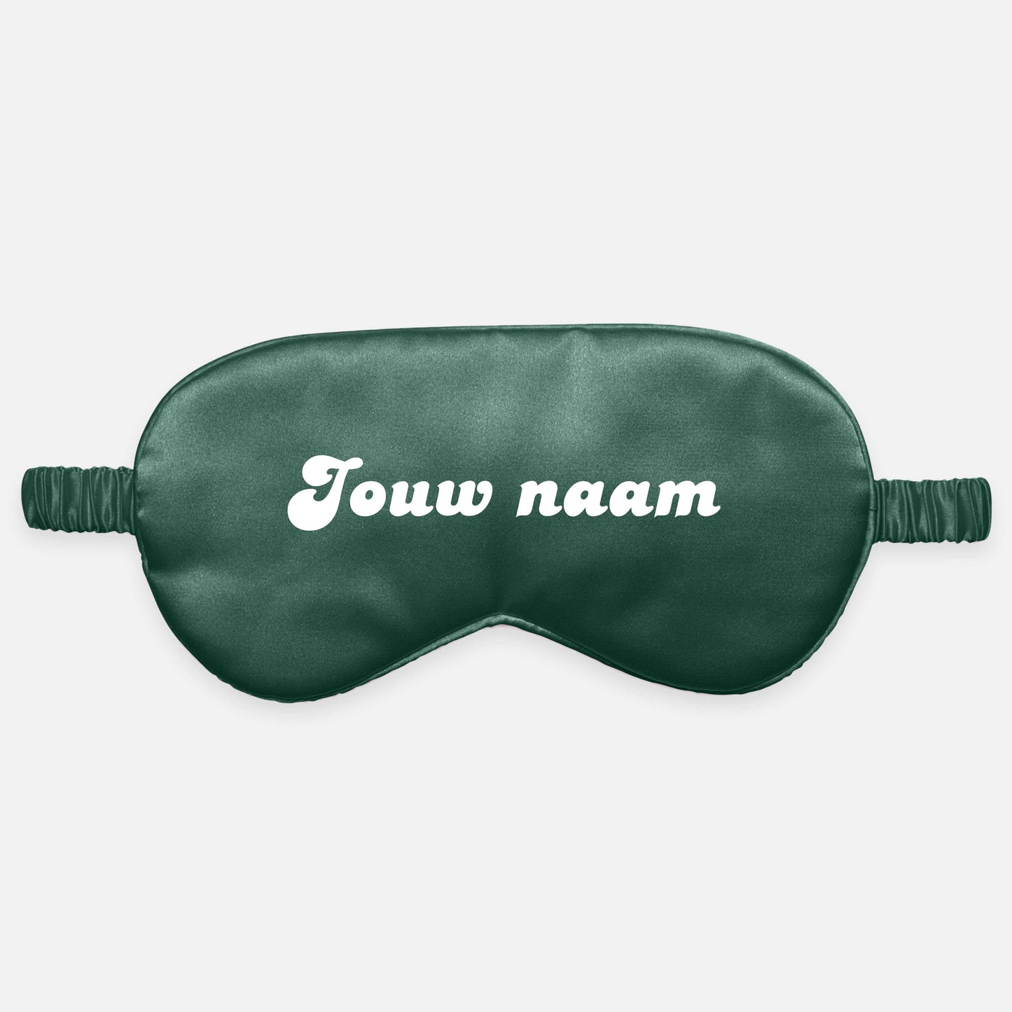 Slaapmasker Satin Gepersonaliseerd | Groen