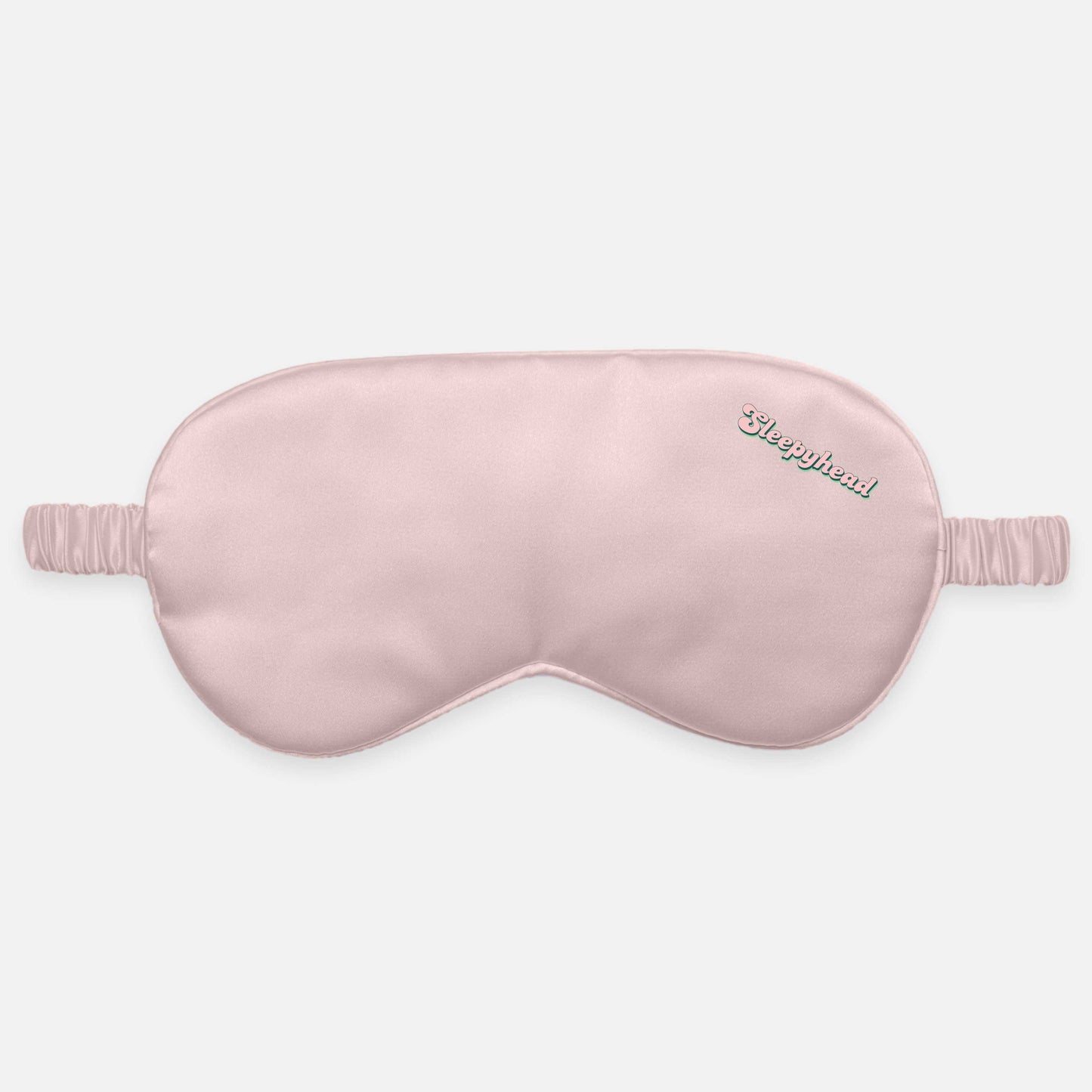 Slaapmasker Satin Logo | Licht Roze