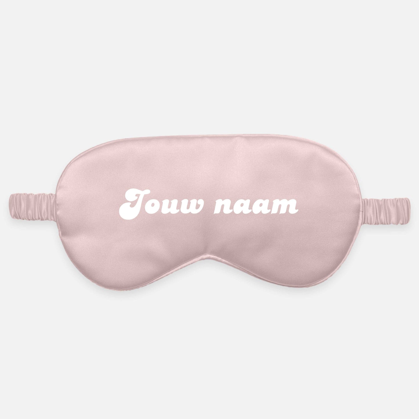 Slaapmasker Satin Gepersonaliseerd | Licht Roze