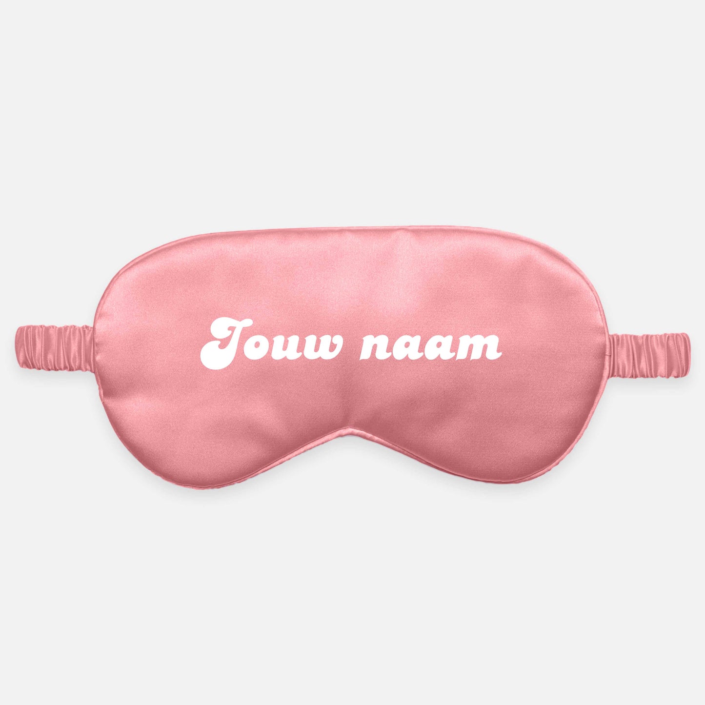 Slaapmasker Satin Gepersonaliseerd | Oud Roze